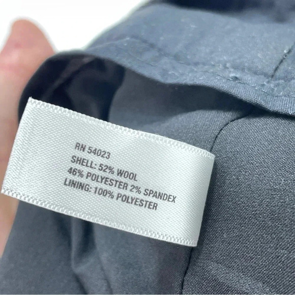 NWT GAP the Trouser wide leg wool blend Womens Size 2 Reg 1522 - Picture 8 of 12